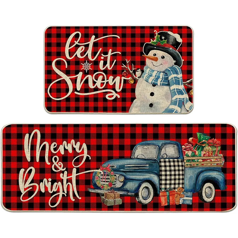 Festive Holiday Themed Doormat Stornfield