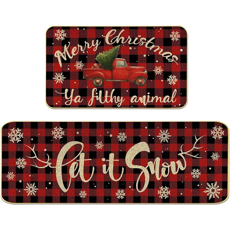 Festive Holiday Themed Doormat Stornfield