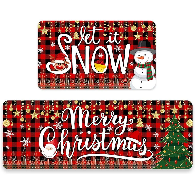 Festive Holiday Themed Doormat Stornfield