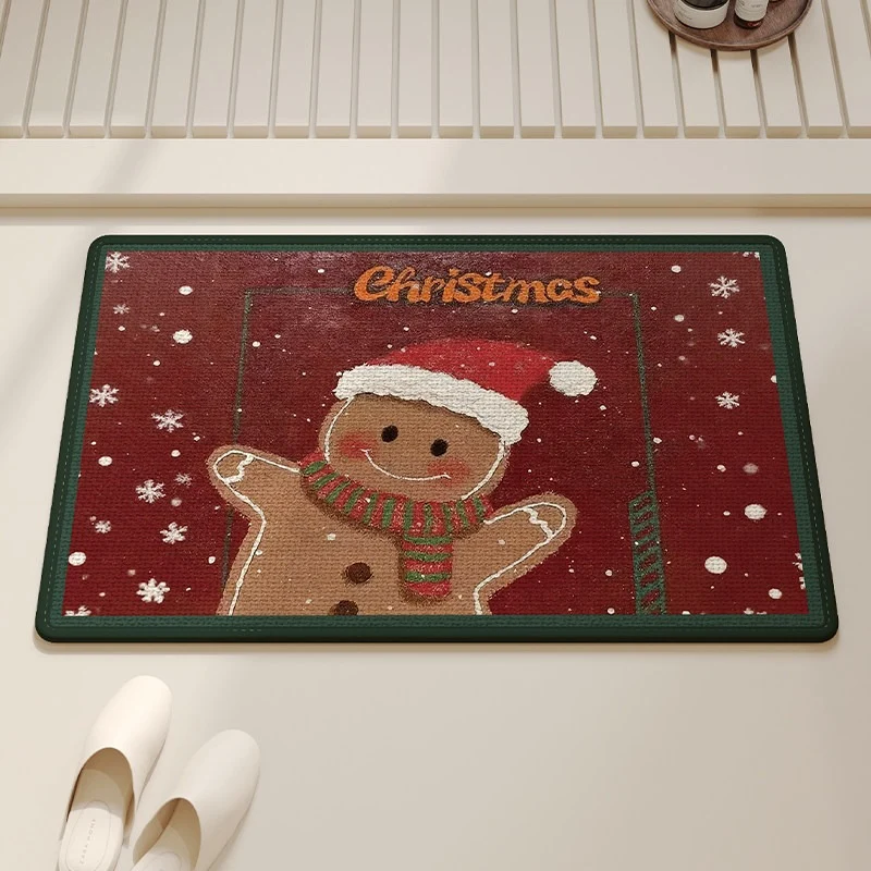 Festive Gingerbread Holiday Doormat Stornfield