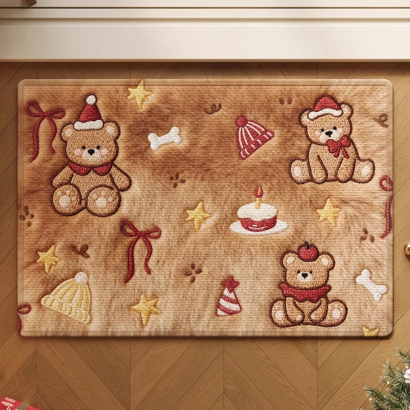 Festive Gingerbread Holiday Doormat Stornfield