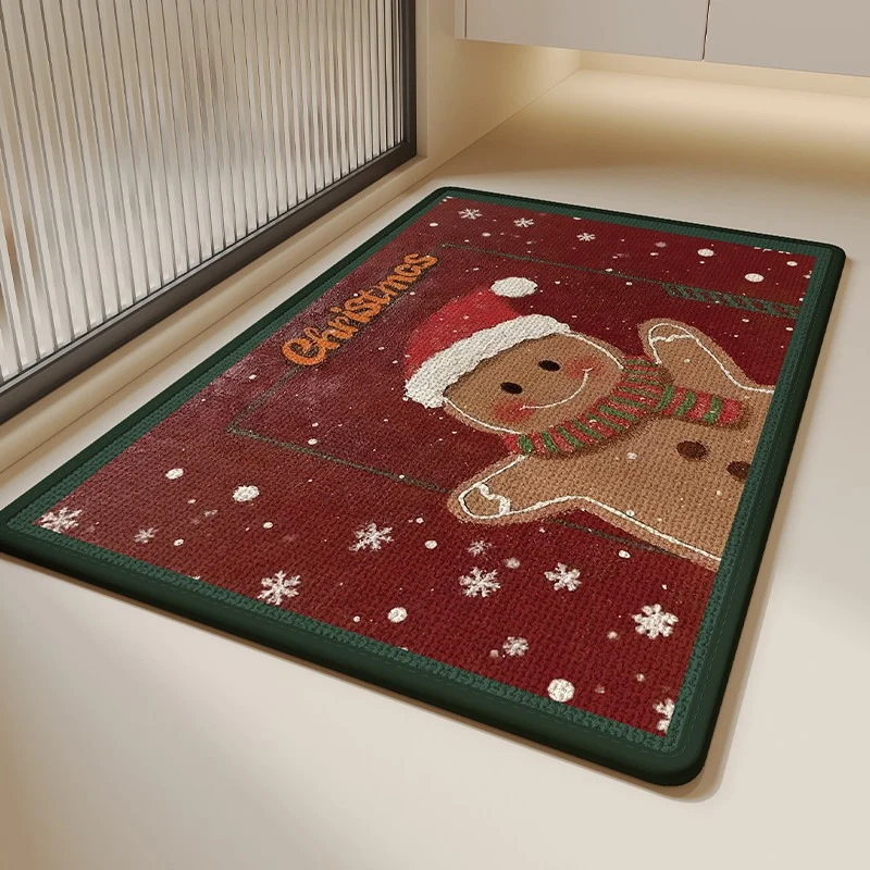 Festive Gingerbread Holiday Doormat Stornfield