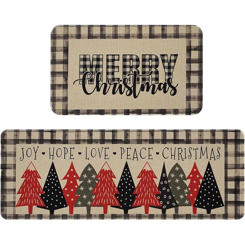 Festive Christmas Kitchen Mat Set Stornfield