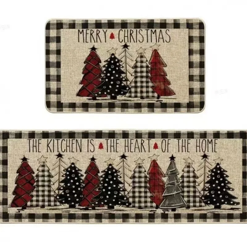 Festive Christmas Kitchen Mat Set Stornfield
