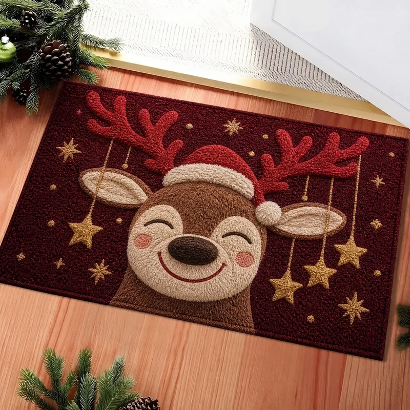 Festive Christmas Character Doormat Stornfield