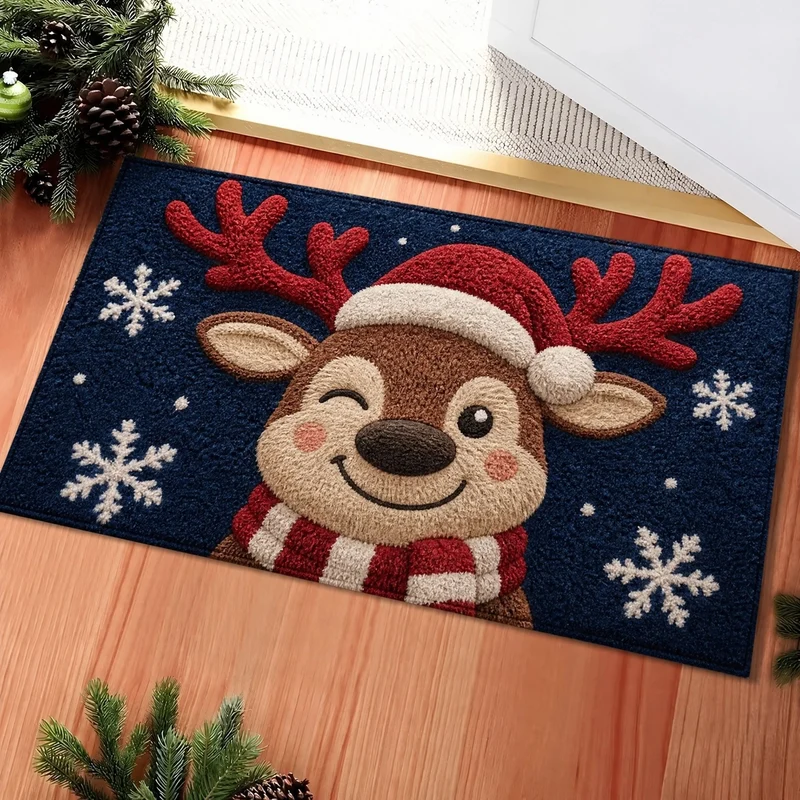 Festive Christmas Character Doormat Stornfield