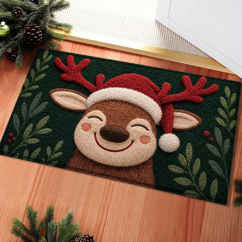 Festive Christmas Character Doormat Stornfield