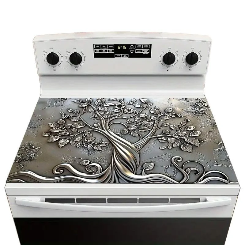 Elegant Tree of Life Decorative Kitchen Mat Stornfield