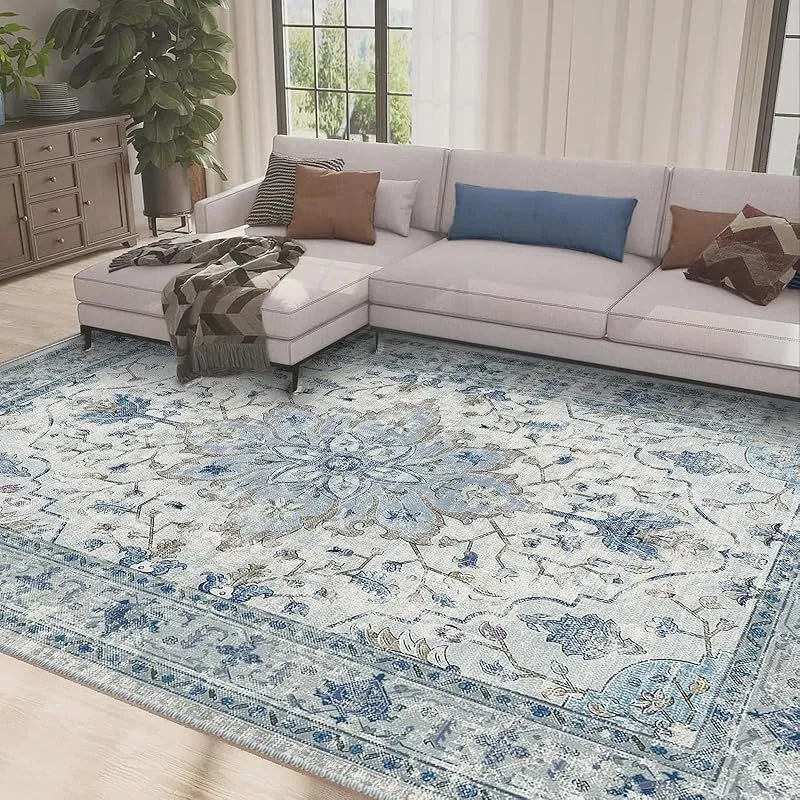 Elegant Floral Pattern Area Rug Stornfield