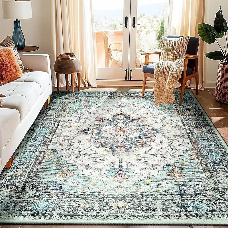 Elegant Floral Pattern Area Rug Stornfield