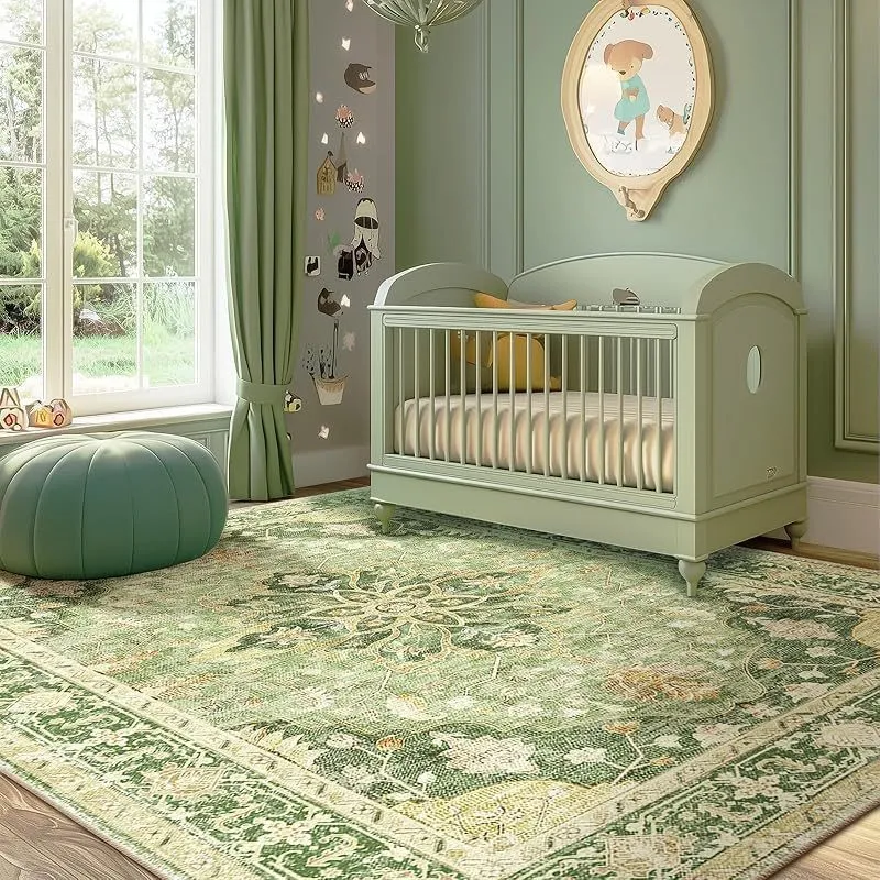 Elegant Floral Pattern Area Rug Stornfield