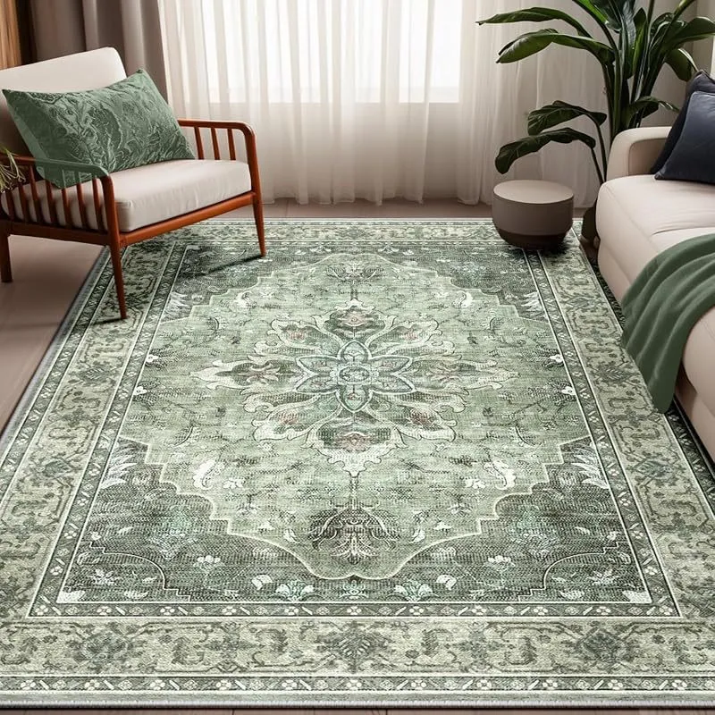 Elegant Floral Pattern Area Rug Stornfield