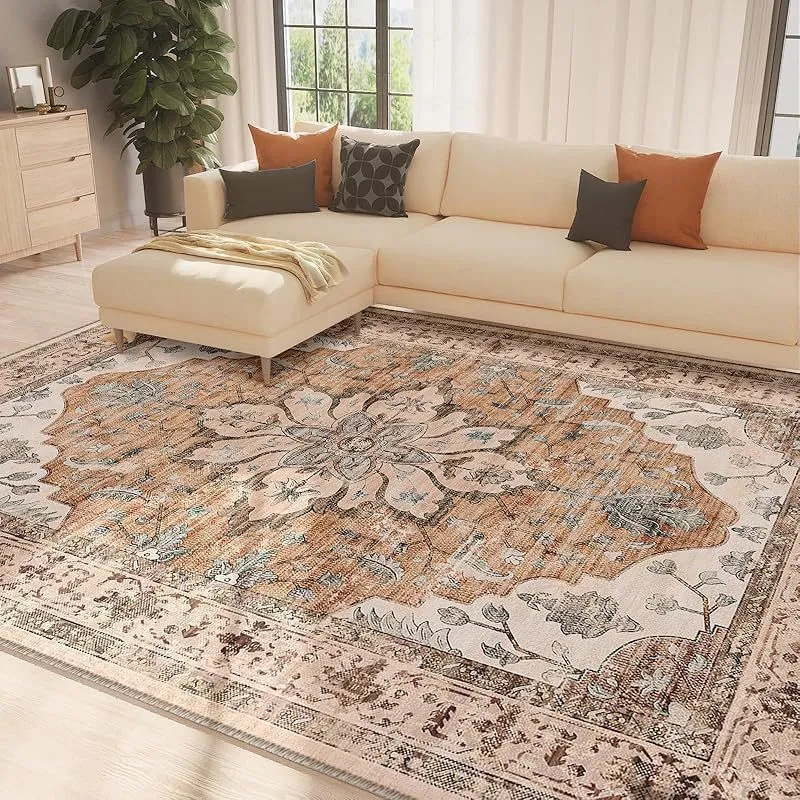 Elegant Floral Pattern Area Rug Stornfield