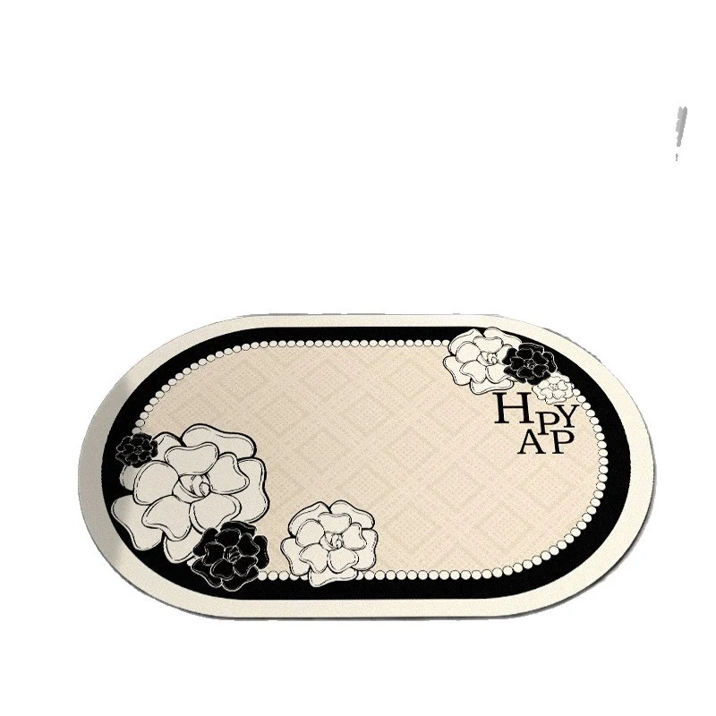Decorative Floral Entryway Mat Stornfield