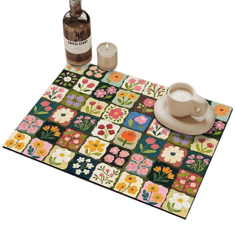 Decorative Floral Art Mat Stornfield