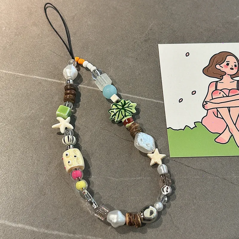 Kunststoffperlen Charm Handy Lanyard Karnz