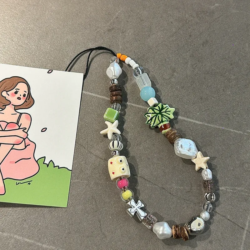 Kunststoffperlen Charm Handy Lanyard Karnz