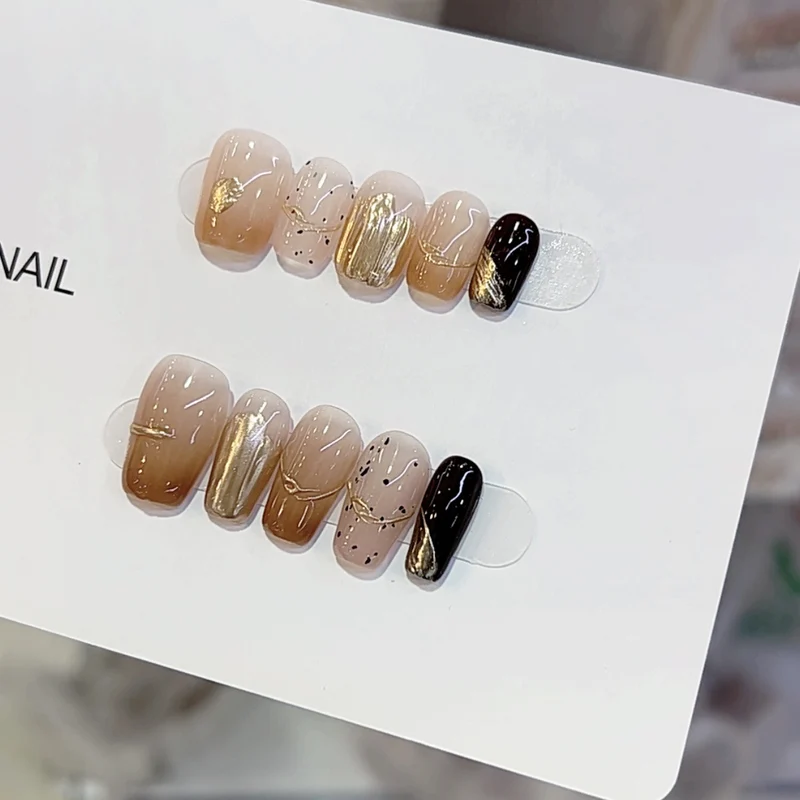 Artistic Press-On Nail Design Stornfield