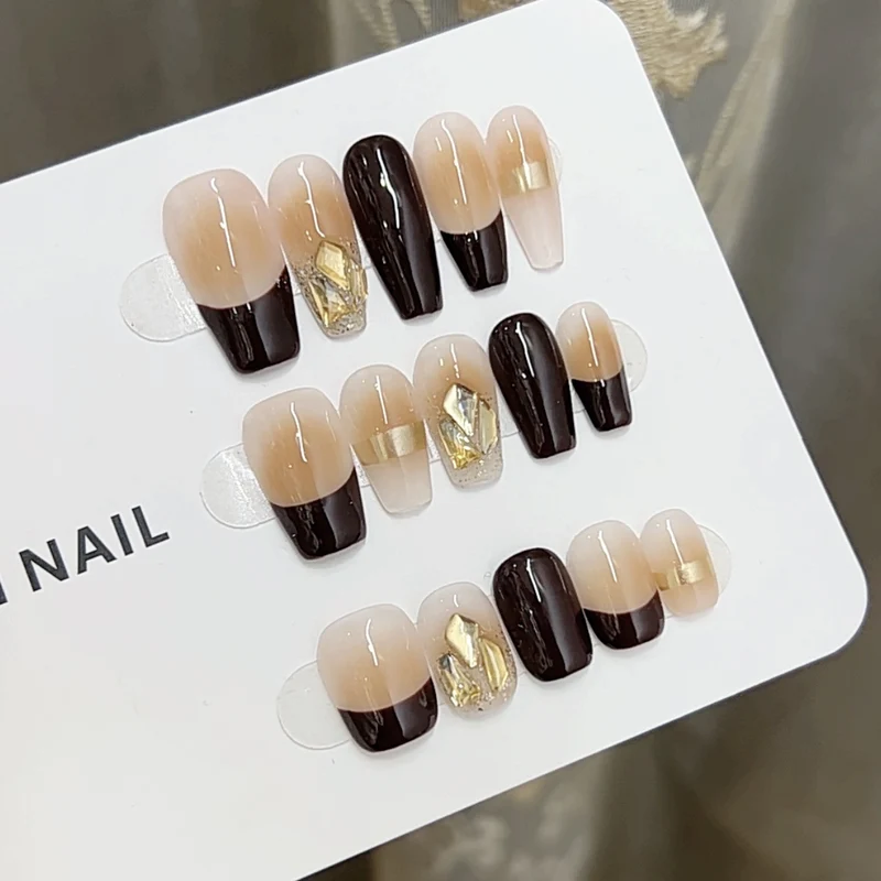 Artistic Ombre Press-On Nails Set Stornfield