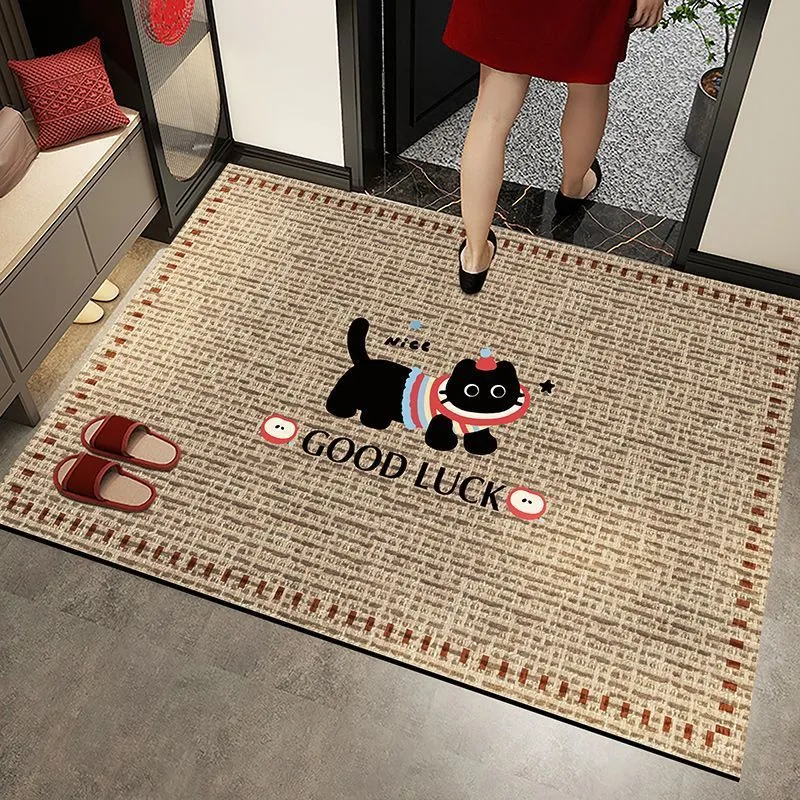 Verspielte katzenmotivierte Matte