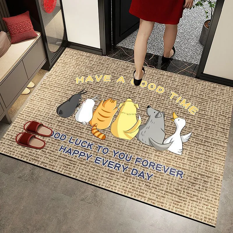Verspielte katzenmotivierte Matte