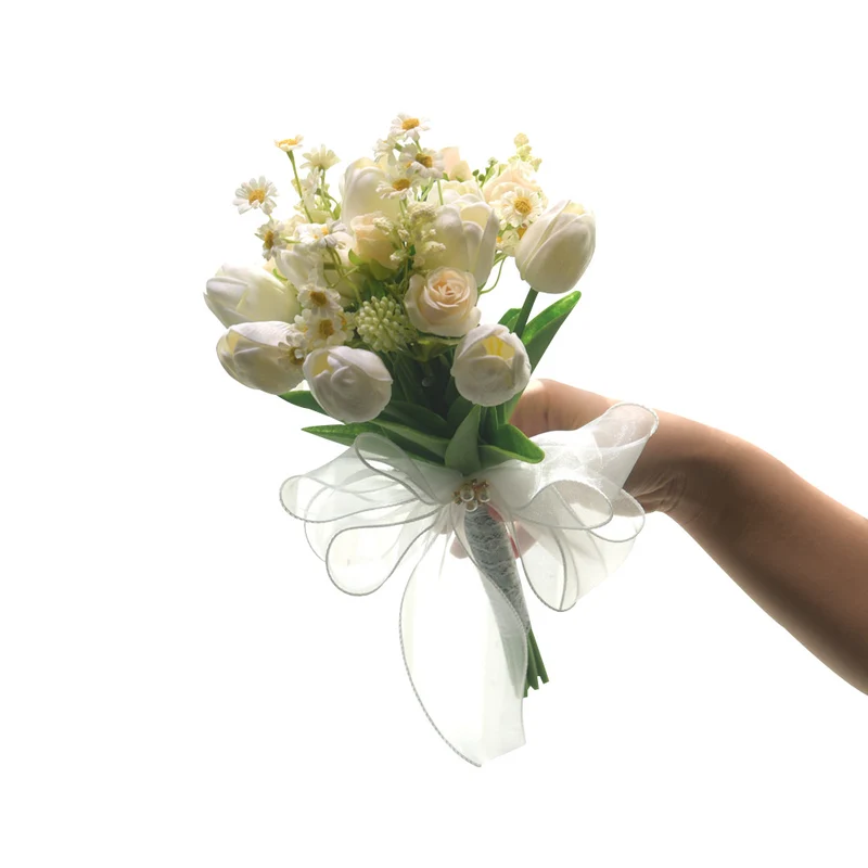 Elegante Künstliche Blumen Hochzeitsstrauß