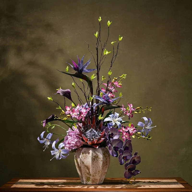 Wunderschöne künstliche Blumenmittelstück Arrangements