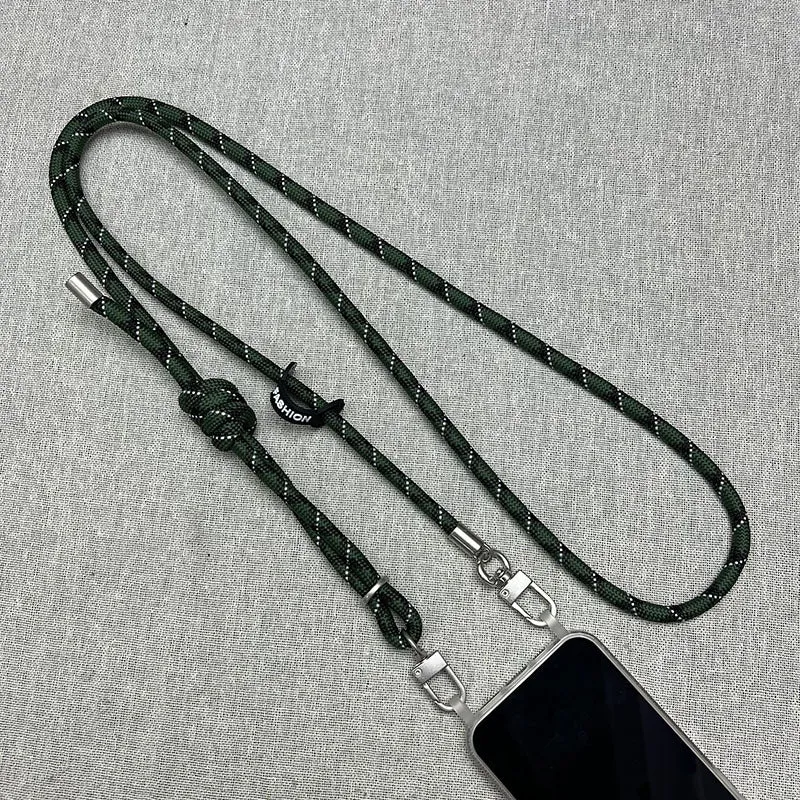 Adjustable Phone Lanyard Strap with Metal Clips Stornfield