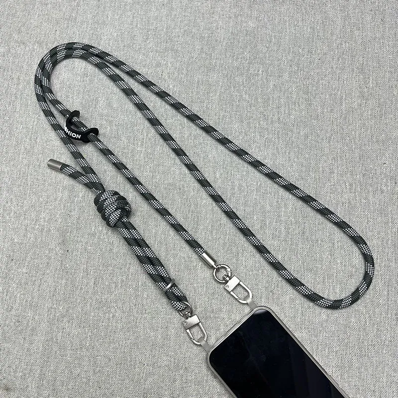 Adjustable Phone Lanyard Strap with Metal Clips Stornfield