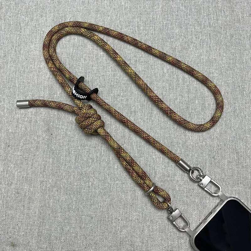 Adjustable Phone Lanyard Strap with Metal Clips Stornfield