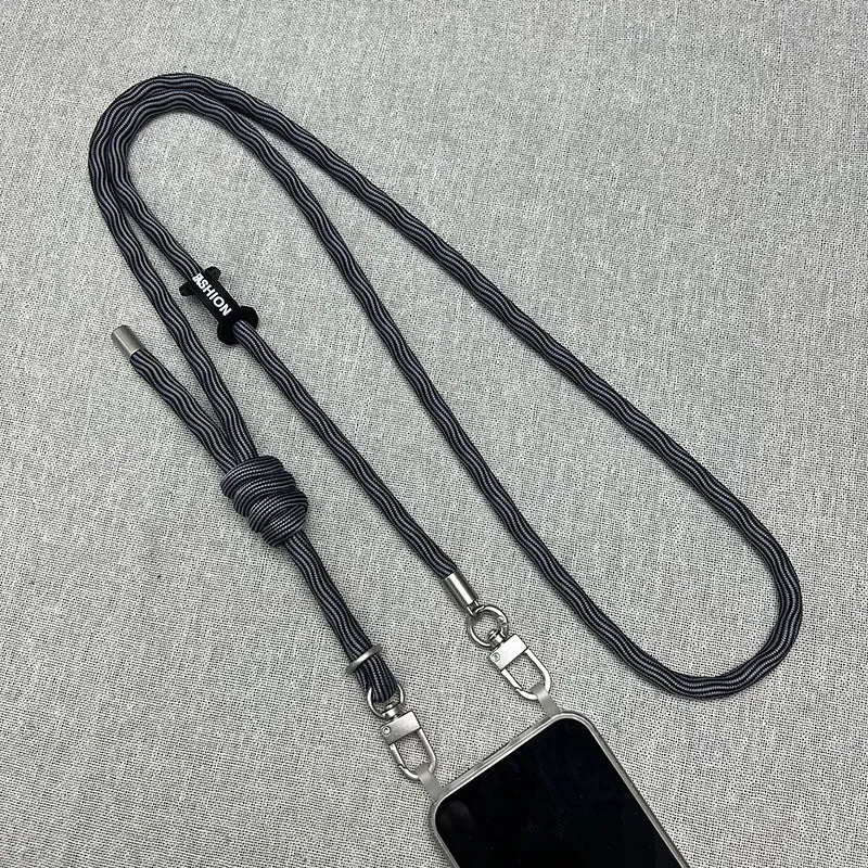 Adjustable Phone Lanyard Strap with Metal Clips Stornfield