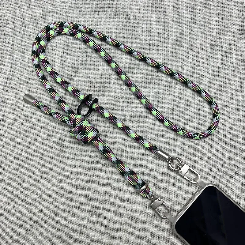 Adjustable Phone Lanyard Strap with Metal Clips Stornfield