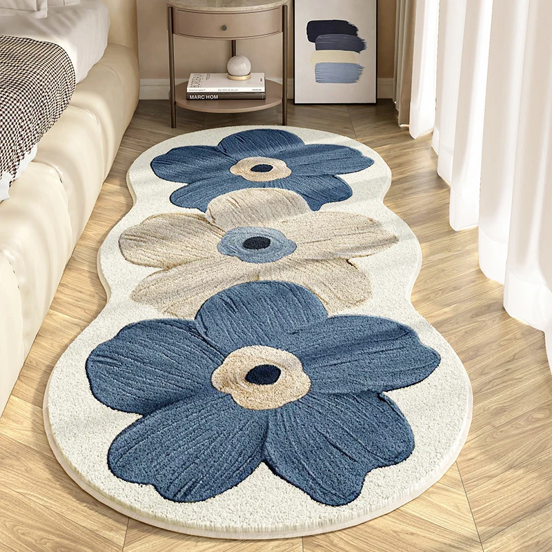 Blumenförmiger Teppich