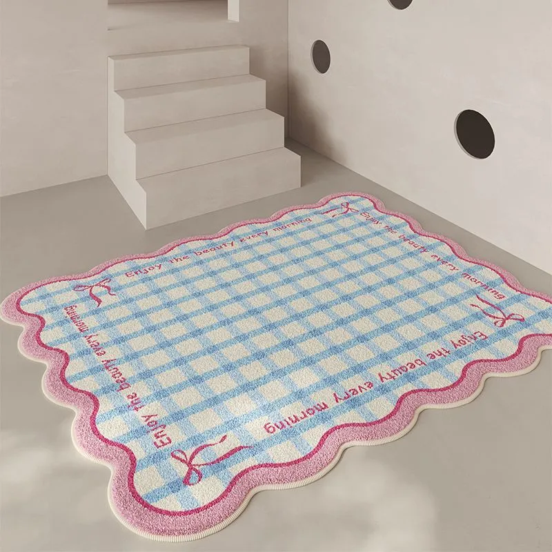 Elegante gewellte Fläche Teppich