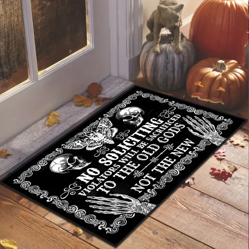 Dekorative Halloween-Themen-Türmatte