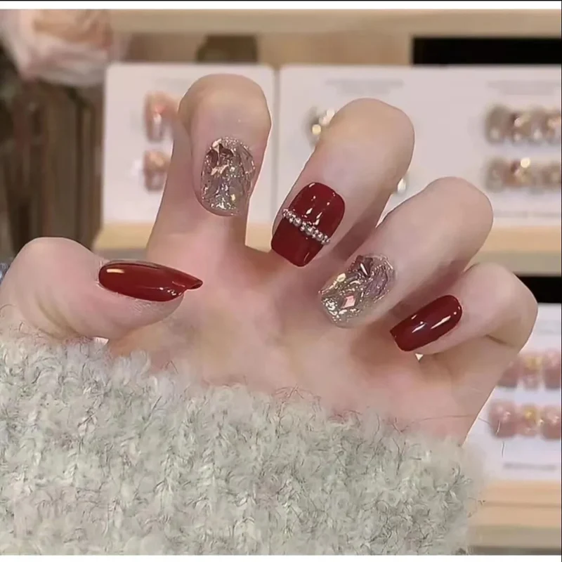 Elegant Decorative Press-On Nail Set Stornfield 1787295993