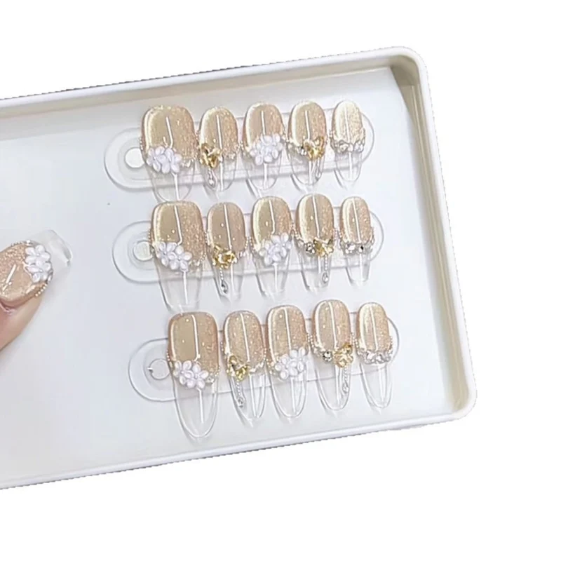 Elegant Decorative Press-On Nail Art Set Stornfield 1787296110