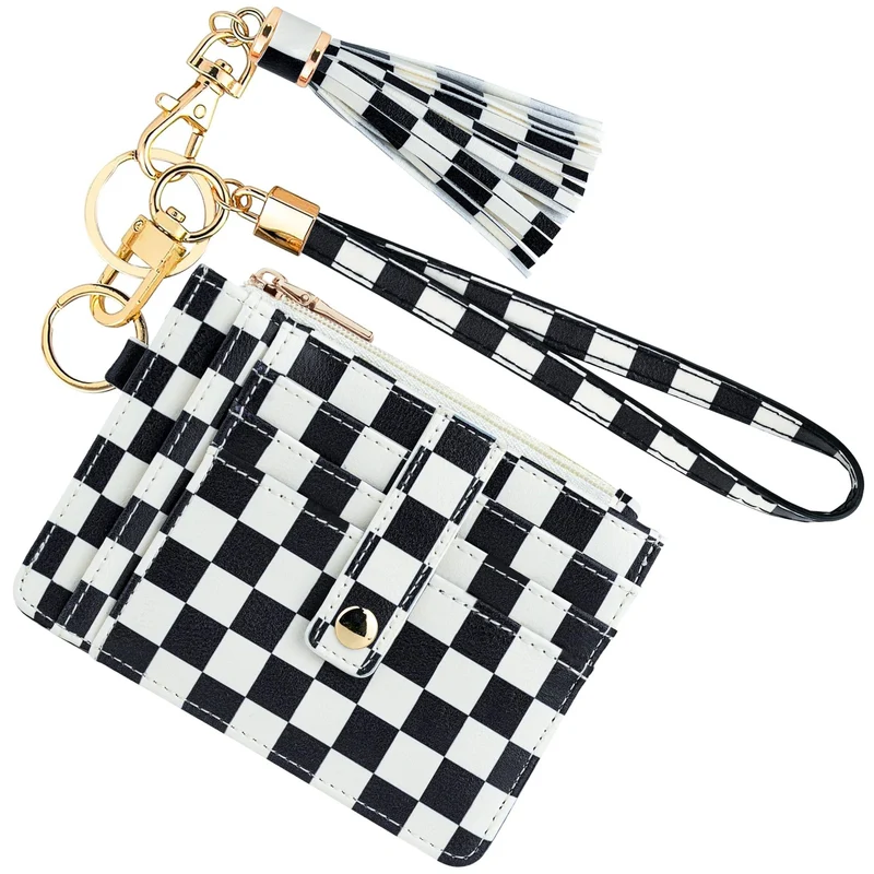Stylish Checkered Wristlet Stornfield