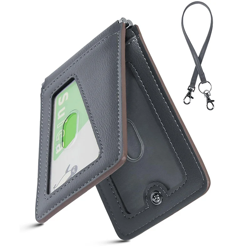 Secure Zippered Leather Cardholder Stornfield