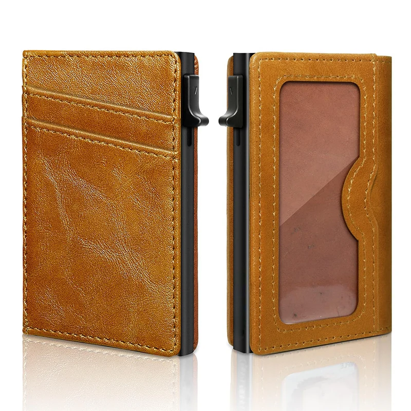RFID-Blocking Slim Leather Cardholder Stornfield