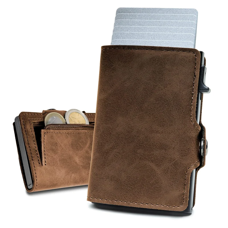 RFID-Blocking Multi-Functional Leather Wallet Stornfield