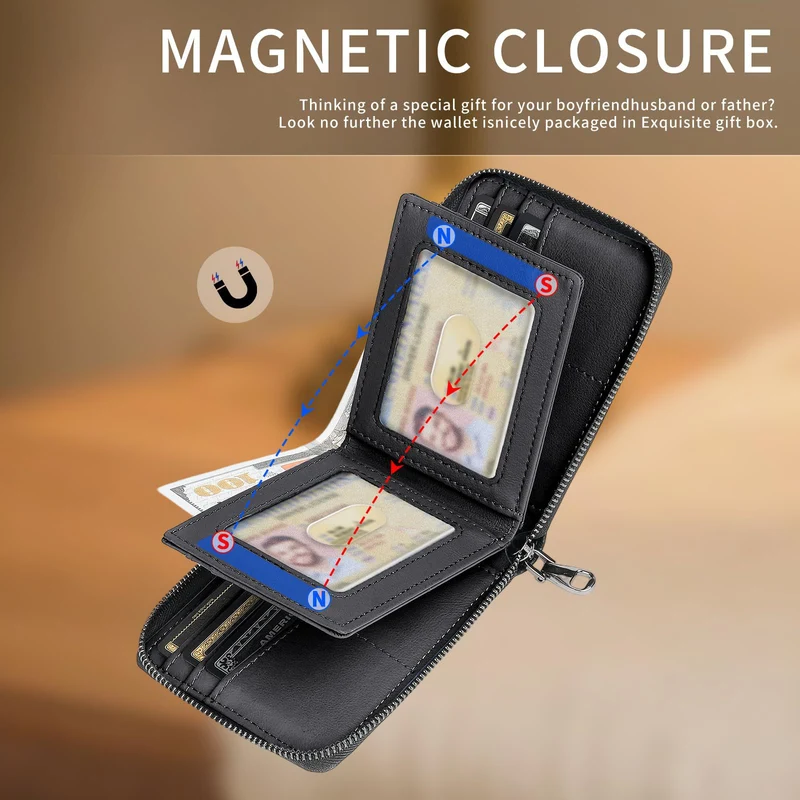 RFID-Blocking Multi-Functional Carbon Fiber Wallet Stornfield