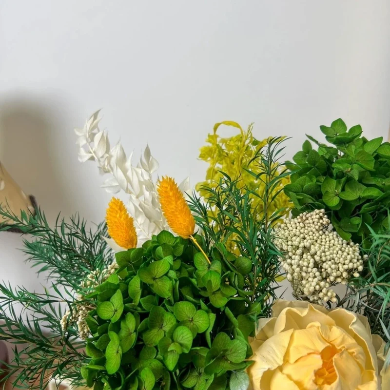 Premium Dekorative Trockenblumenstrauß