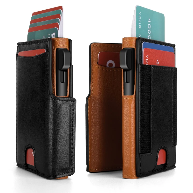 RFID-Blocking Leather Cardholder Stornfield