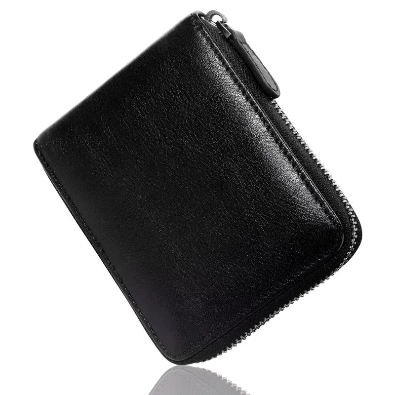 Premium Leather Zippered Wallet Stornfield