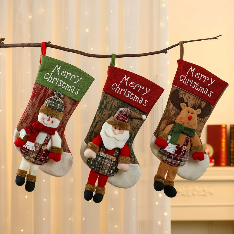 Plush Reindeer Christmas Stocking Stornfield