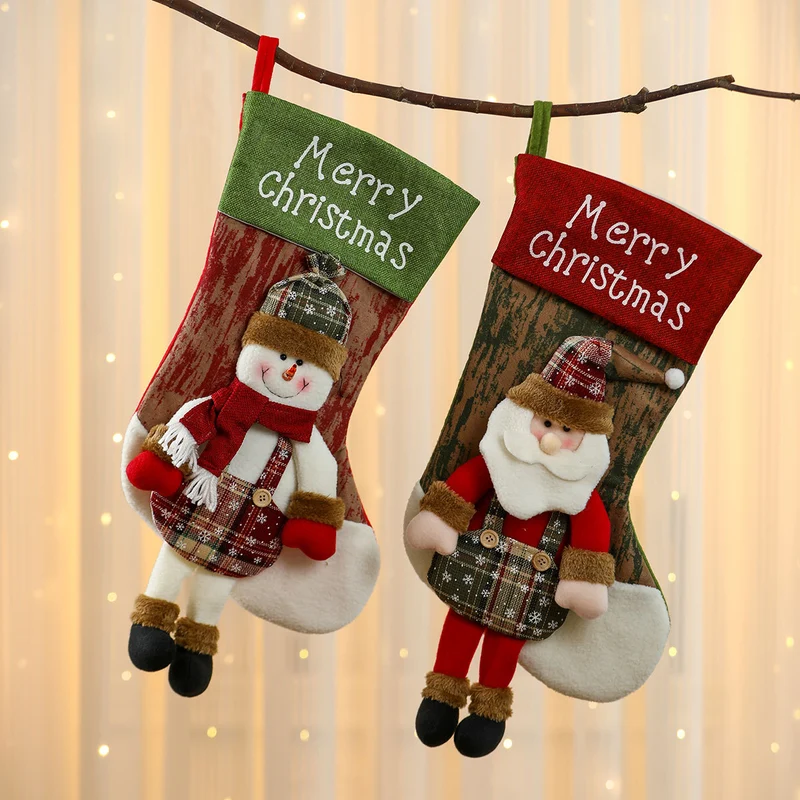 Plush Reindeer Christmas Stocking Stornfield