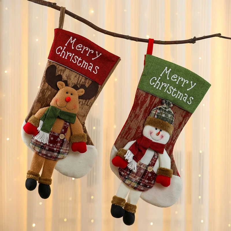 Plush Reindeer Christmas Stocking Stornfield