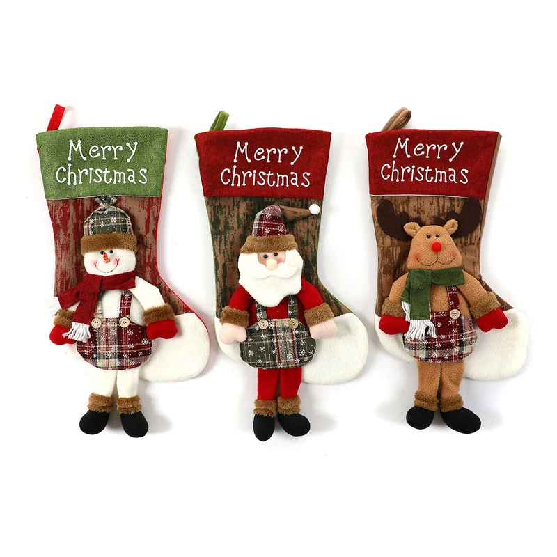 Plush Reindeer Christmas Stocking Stornfield