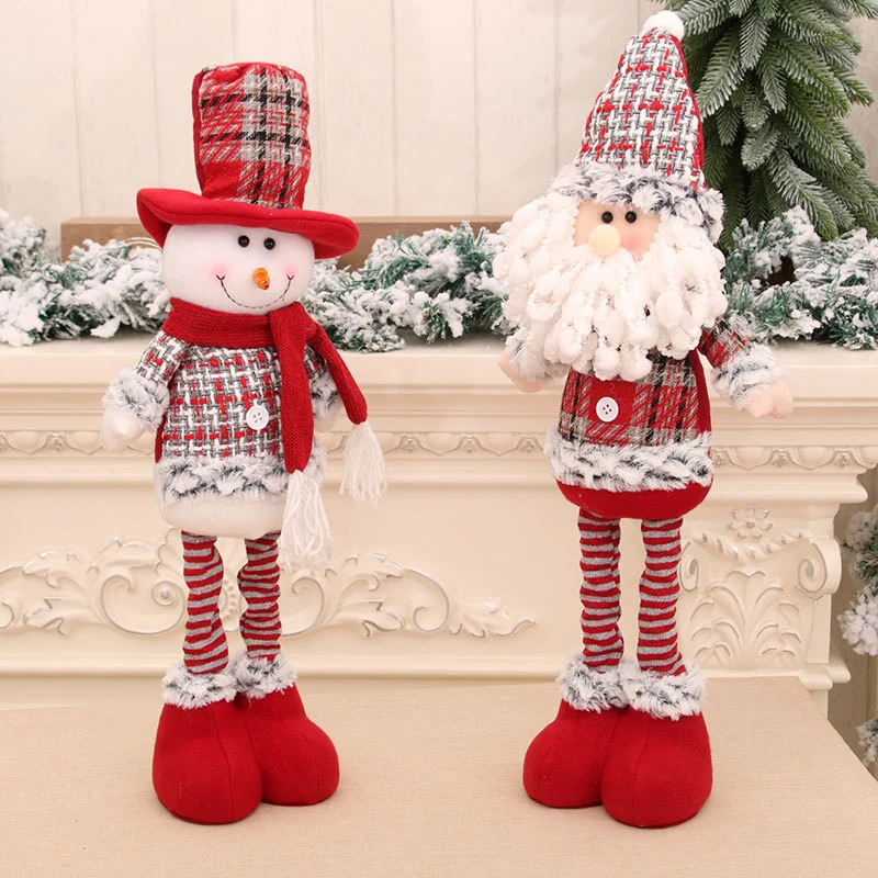 Plush Holiday Santa Figurine Stornfield